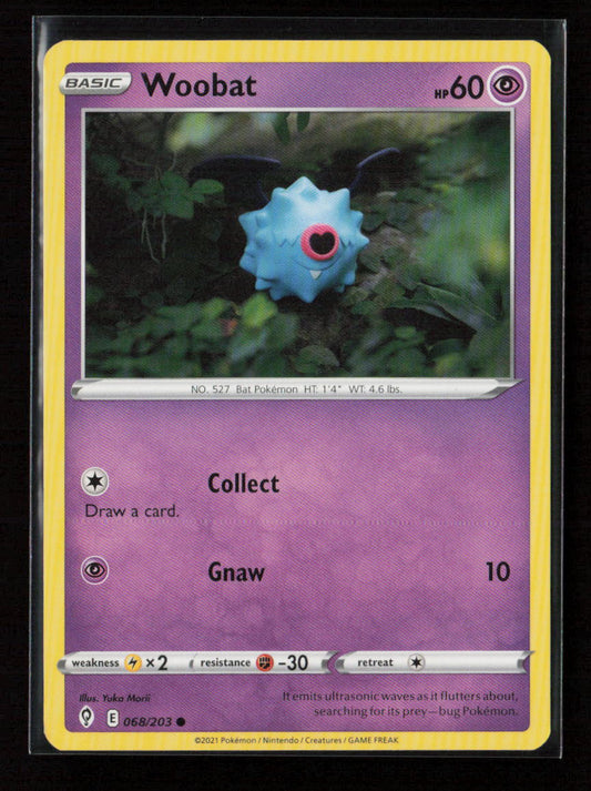 Woobat Common SWSH07: Evolving Skies 068/203 LP