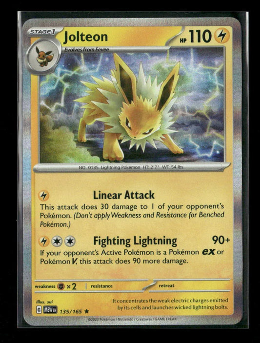 Jolteon Rare SV: Prismatic Evolutions 029/131 NM - Kang's Collectibles