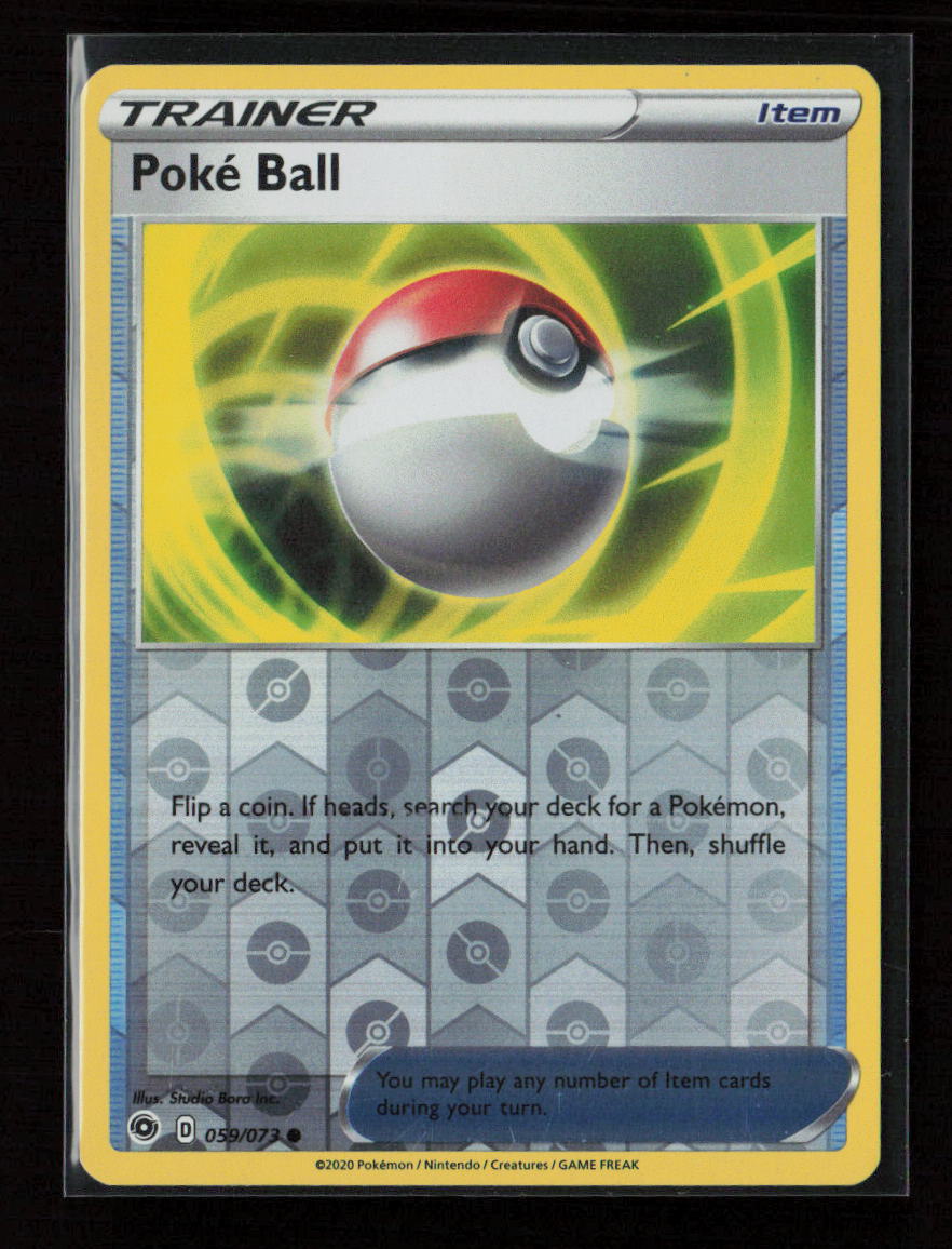 Poke Ball Common Champion's Path 59/73 NM