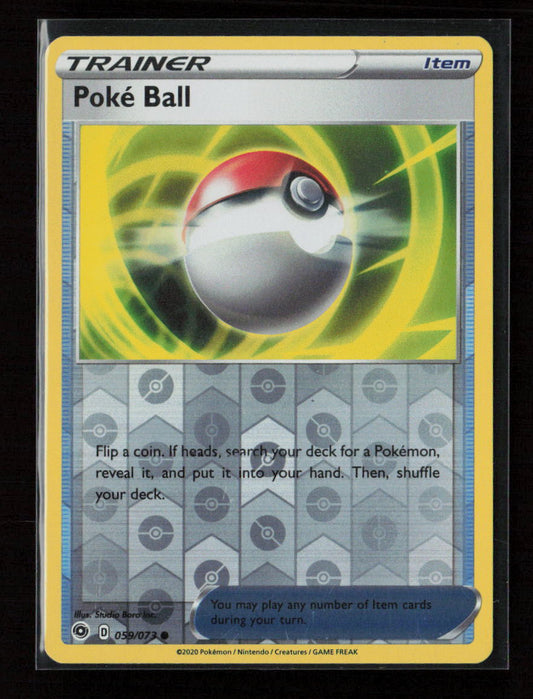 Poke Ball Common Champion's Path 59/73 NM
