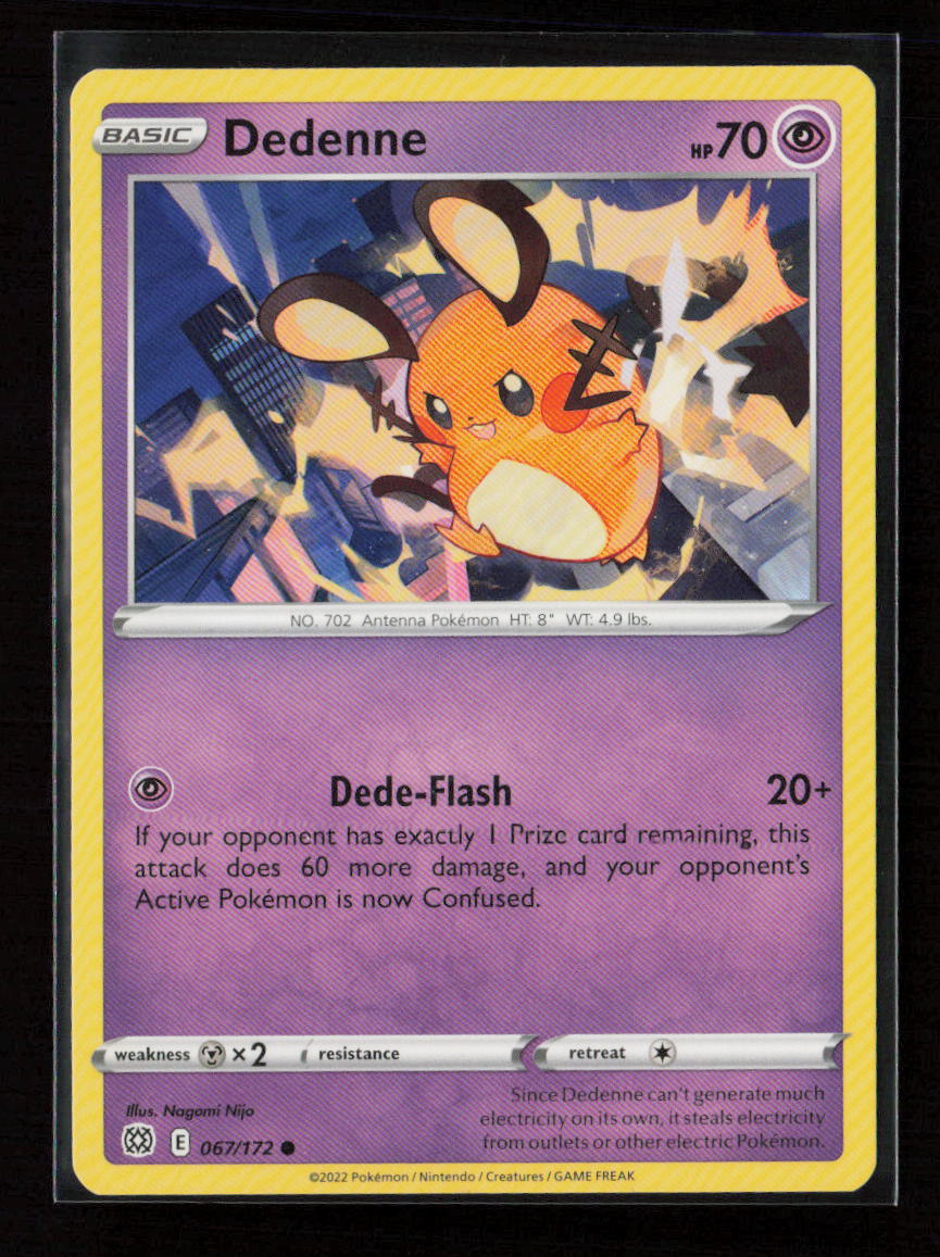 Dedenne Common SWSH09: Brilliant Stars 067/172 LP