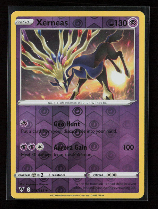 Xerneas Holo Rare SWSH04: Vivid Voltage 078/185 LP