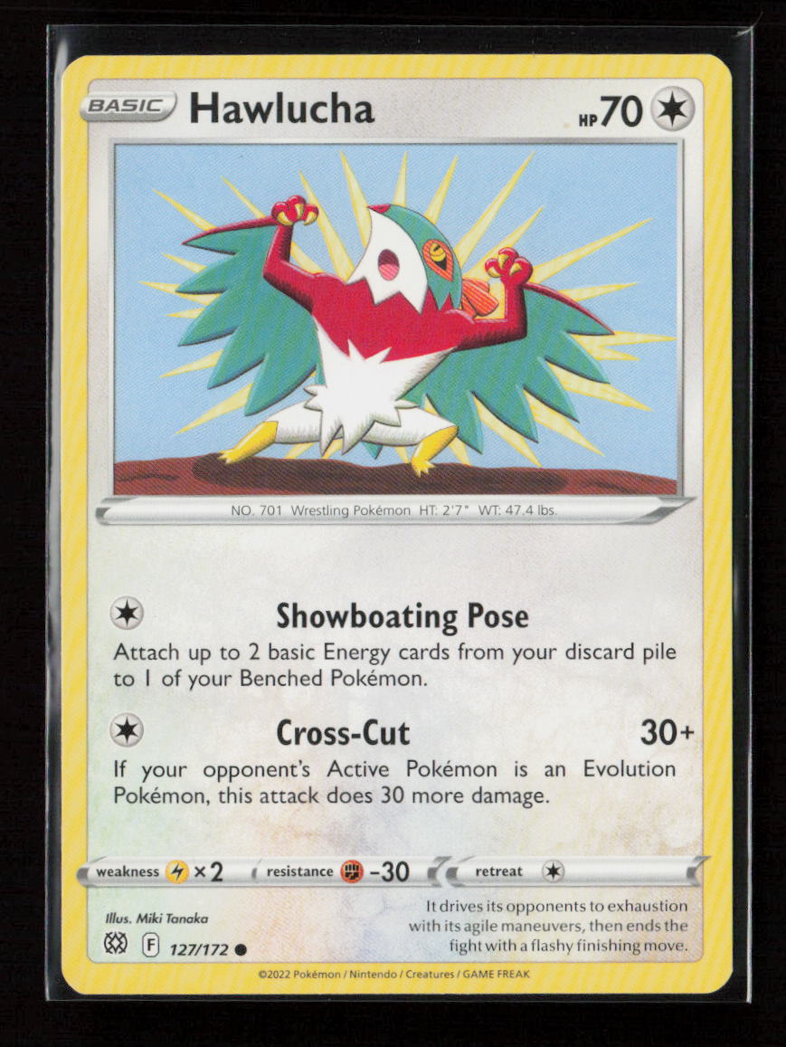 Hawlucha Common SWSH09: Brilliant Stars 127/172 LP