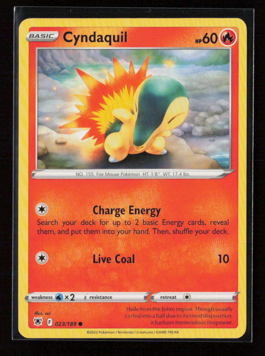 Cyndaquil Common SWSH10: Astral Radiance 023/189 LP