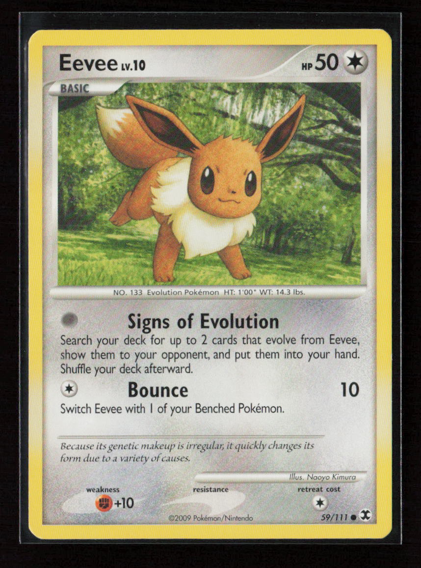Eevee Common Rising Rivals 59/111 LP
