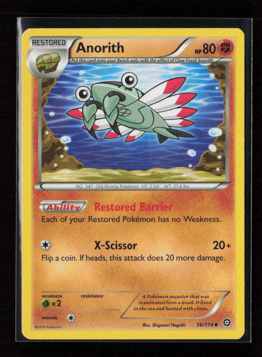 Anorith Uncommon XY - Steam Siege 56/114 LP