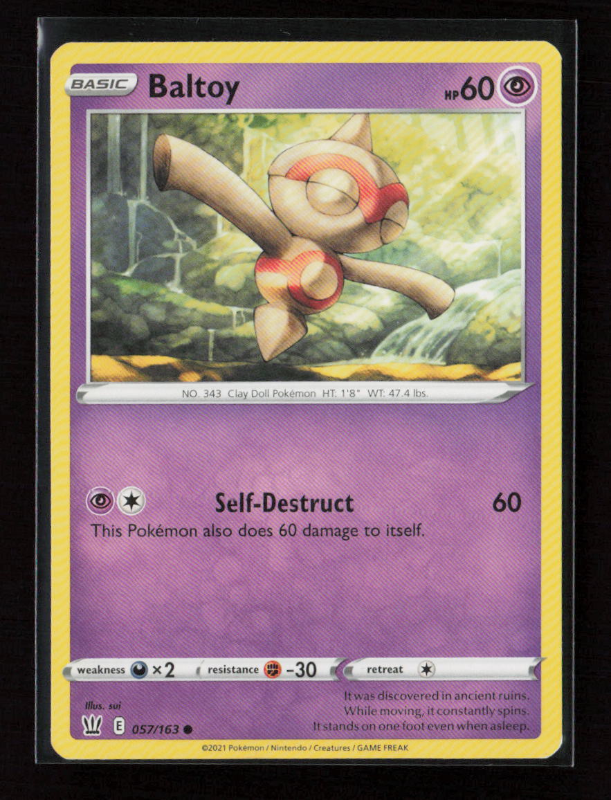 Baltoy Common SWSH05: Battle Styles 057/163 LP