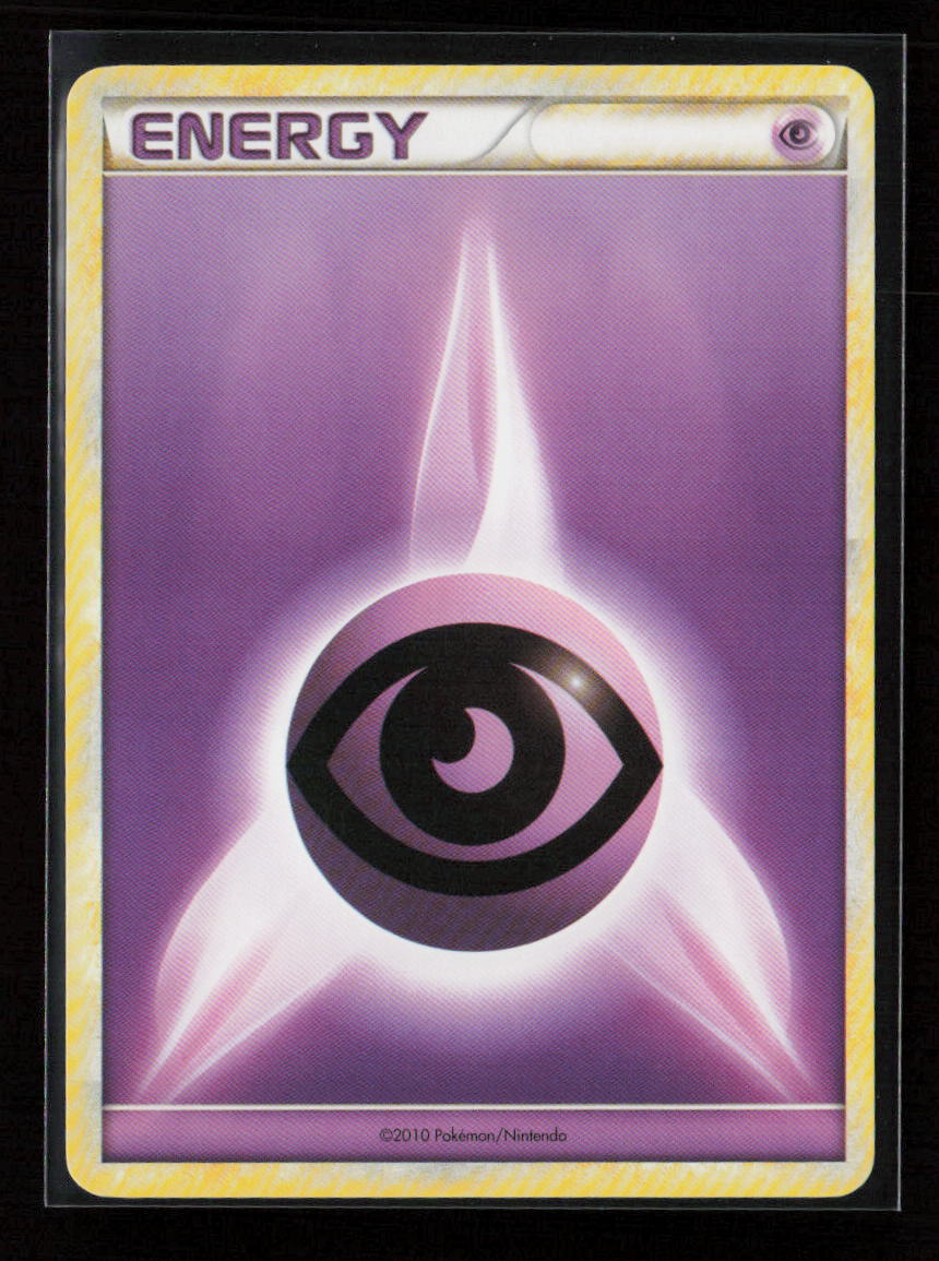 Psychic Energy (2010 Unnumbered HGSS Style Non-Holo) Promo League & Championship Cards NM