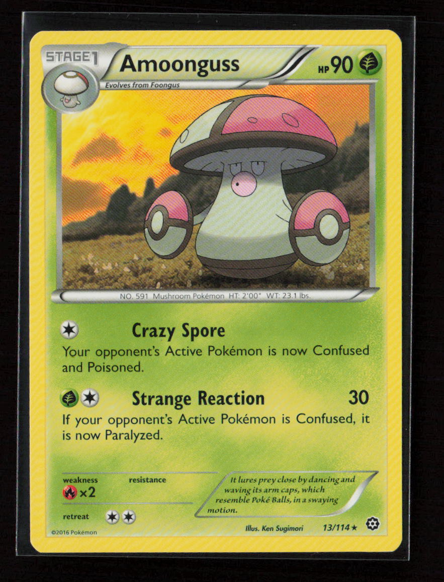 Amoonguss Rare XY - Steam Siege 13/114 LP