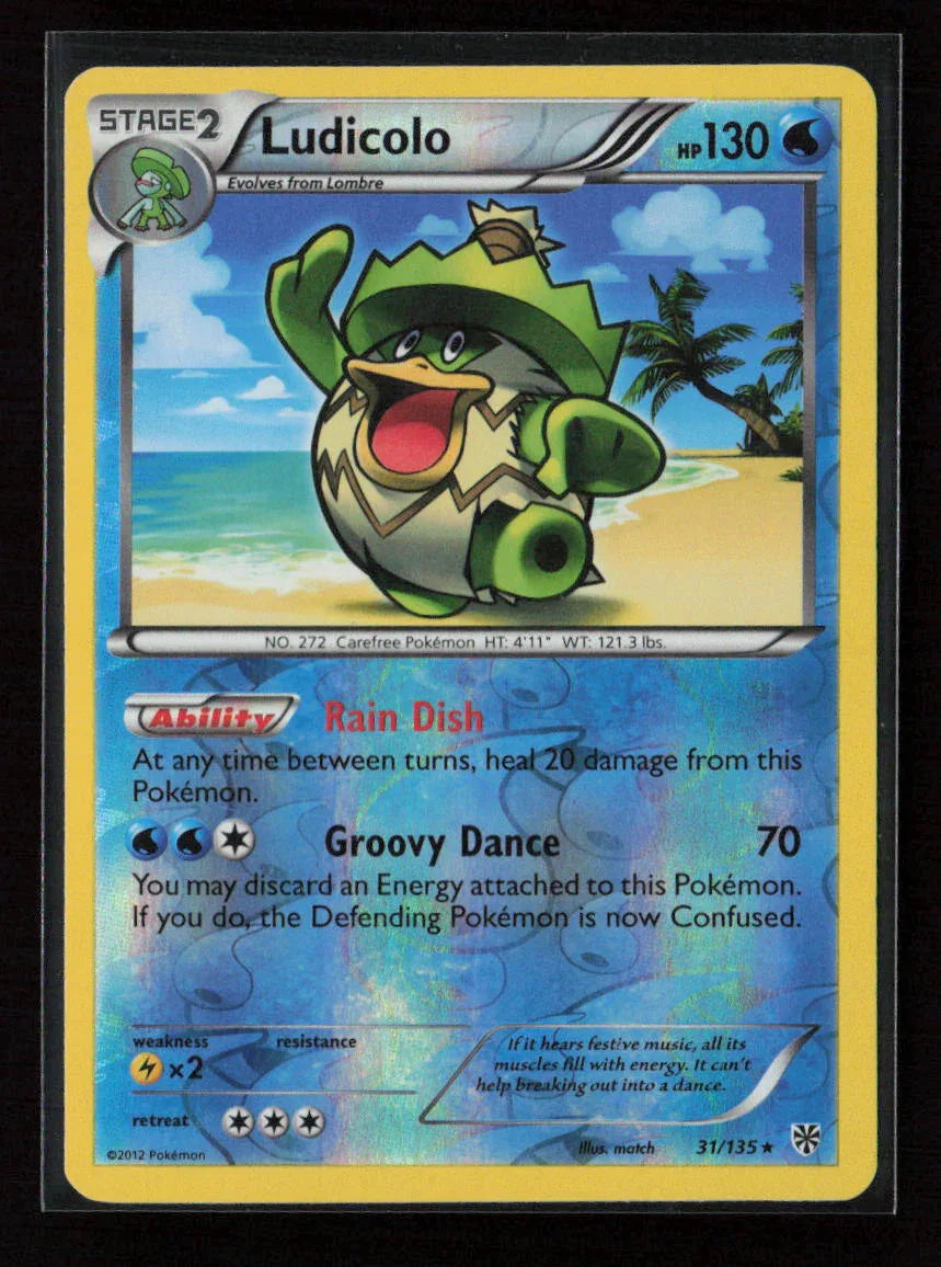 Ludicolo Rare Plasma Storm 31/135 LP - Kang's Collectibles