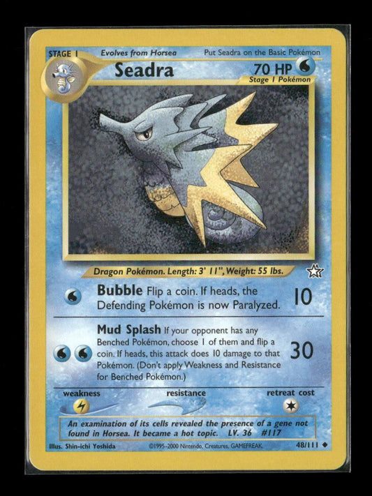 Seadra Uncommon Neo Genesis 048/111 LP - Kang's Collectibles