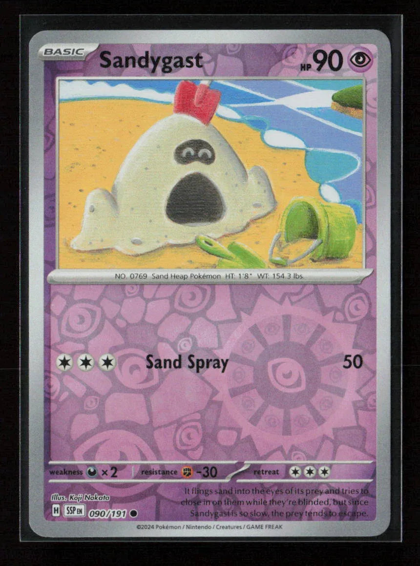 Sandygast Common SV08: Surging Sparks 090/191 NM - Kang's Collectibles