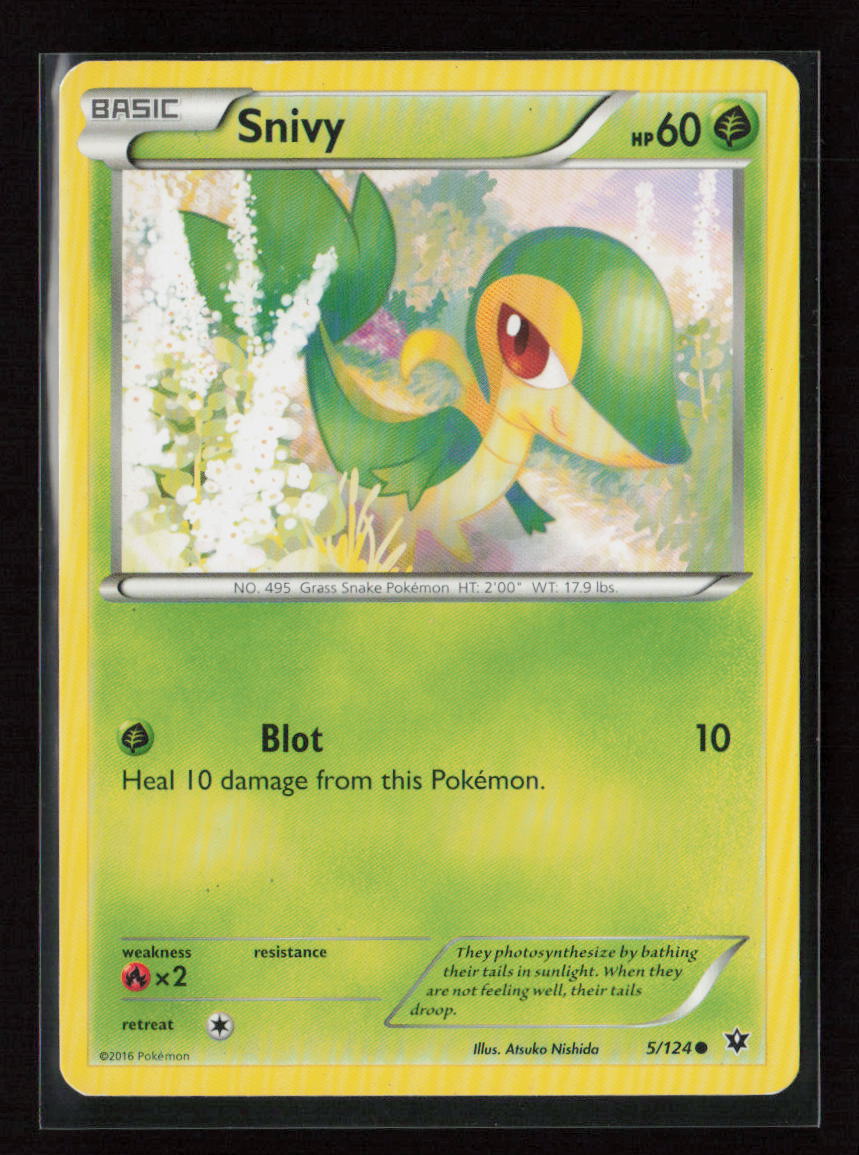 Snivy Common XY - Fates Collide 5/124 MP