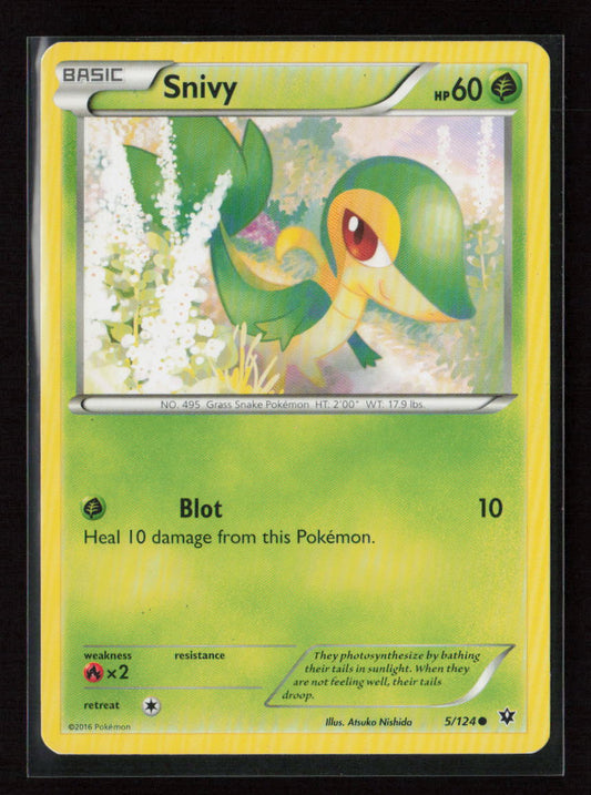 Snivy Common XY - Fates Collide 5/124 MP