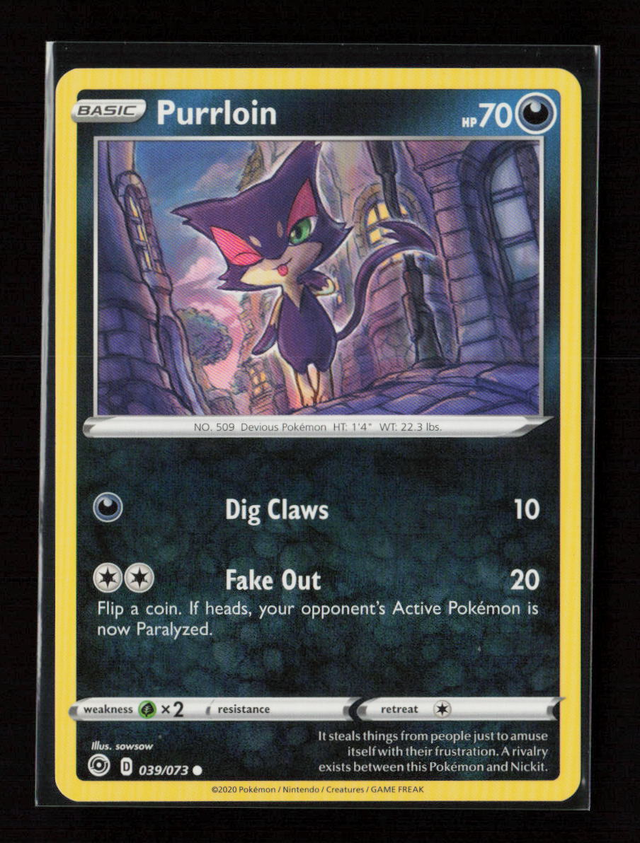 Purrloin Common Champion's Path 39/73 NM