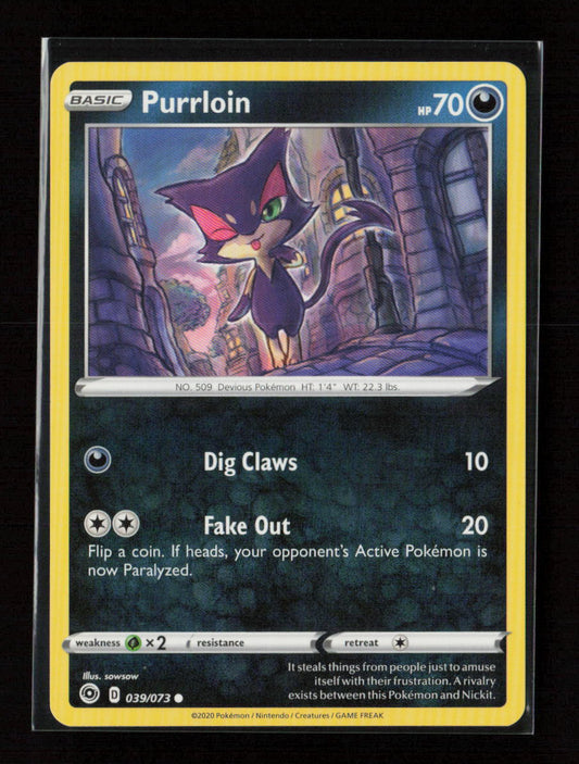 Purrloin Common Champion's Path 39/73 NM
