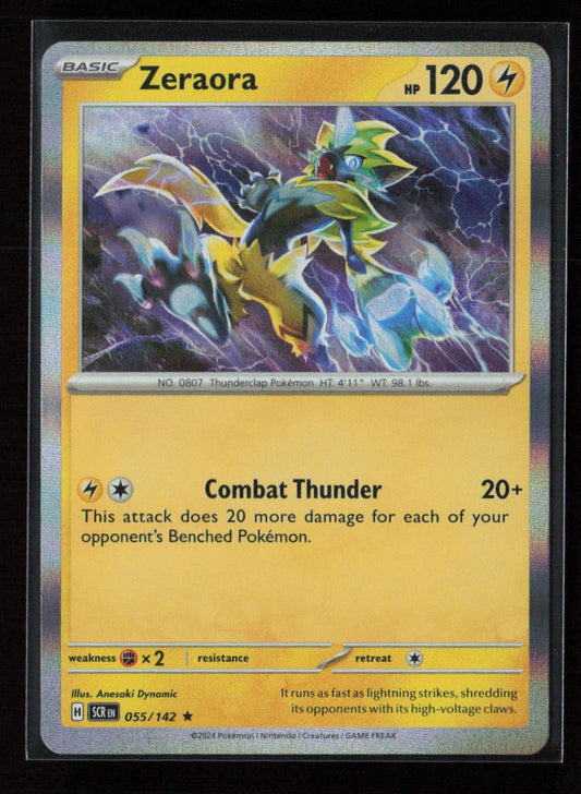 Zeraora - Rare SV07: Stellar Crown 055/142 NM