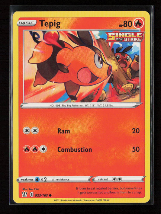 Tepig Common SWSH05: Battle Styles 023/163 LP