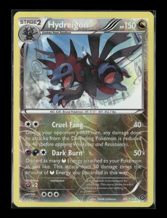 Hydreigon Holo Rare XY - Steam Siege 86/114 LP - Kang's Collectibles