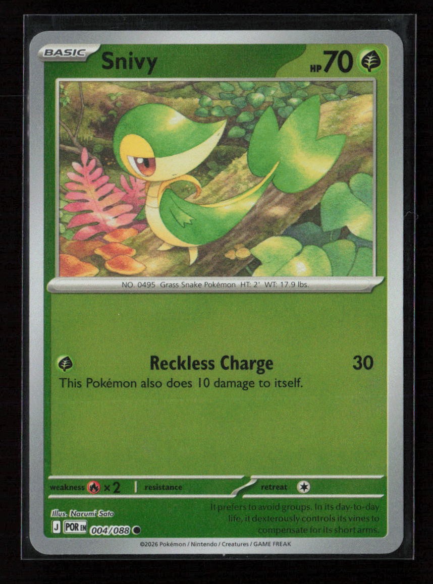 Snivy Common ME03: Perfect Order 004/088 NM
