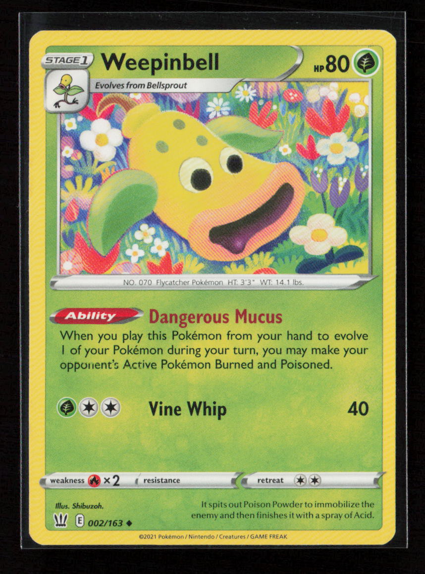 Weepinbell Uncommon SWSH05: Battle Styles 002/163 LP