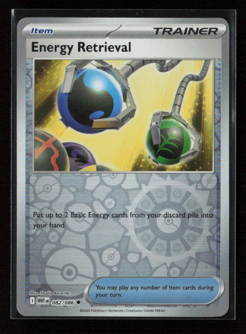 Energy Retrieval Uncommon SV: White Flare 082/086 NM - Kang's Collectibles