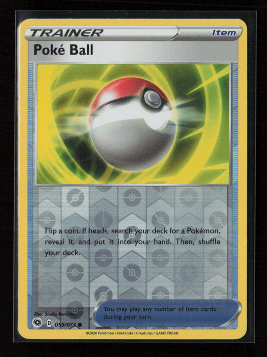 Poke Ball Common Champion's Path 59/73 NM
