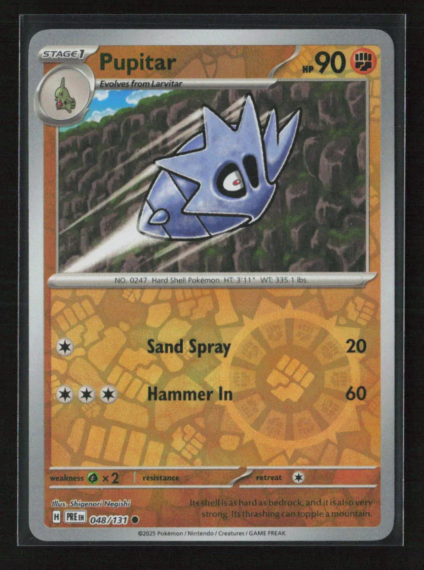 Pupitar Common SV: Prismatic Evolutions 048/131 NM - Kang's Collectibles