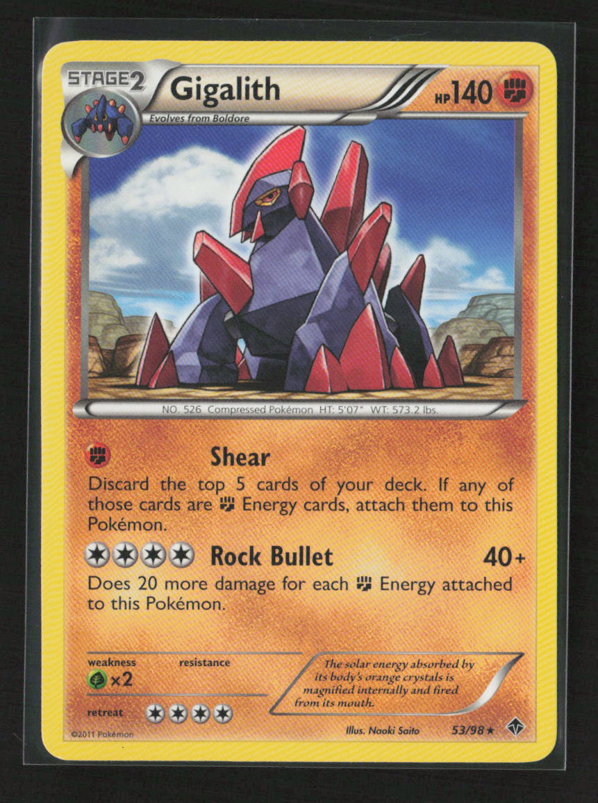 Gigalith Rare Emerging Powers 53/98 LP