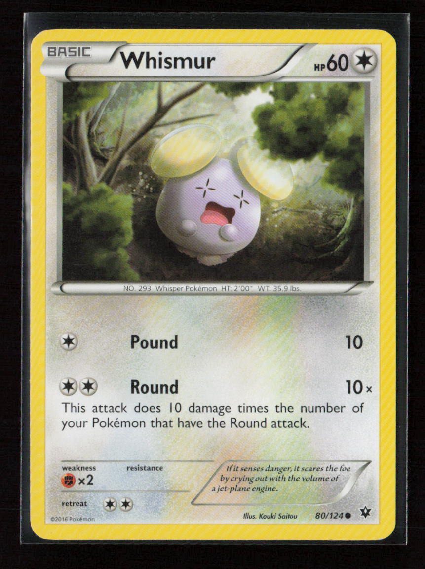 Whismur Common XY - Fates Collide 80/124 LP
