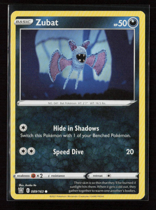 Zubat Common SWSH05: Battle Styles 089/163 LP