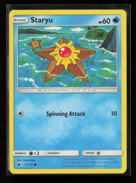 Staryu Common SM - Crimson Invasion 15/111 LP - Kang's Collectibles