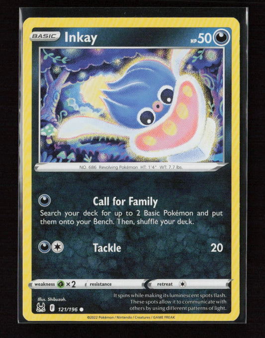 Inkay (121) Common SWSH11: Lost Origin 121/196 NM