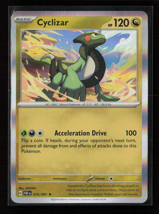 Cyclizar - Rare SV: Paldean Fates 070/091 NM