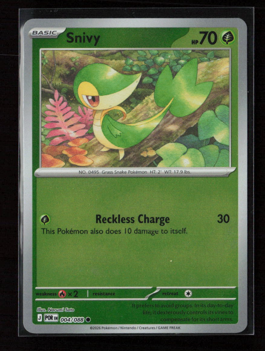 Snivy Common ME03: Perfect Order 004/088 NM