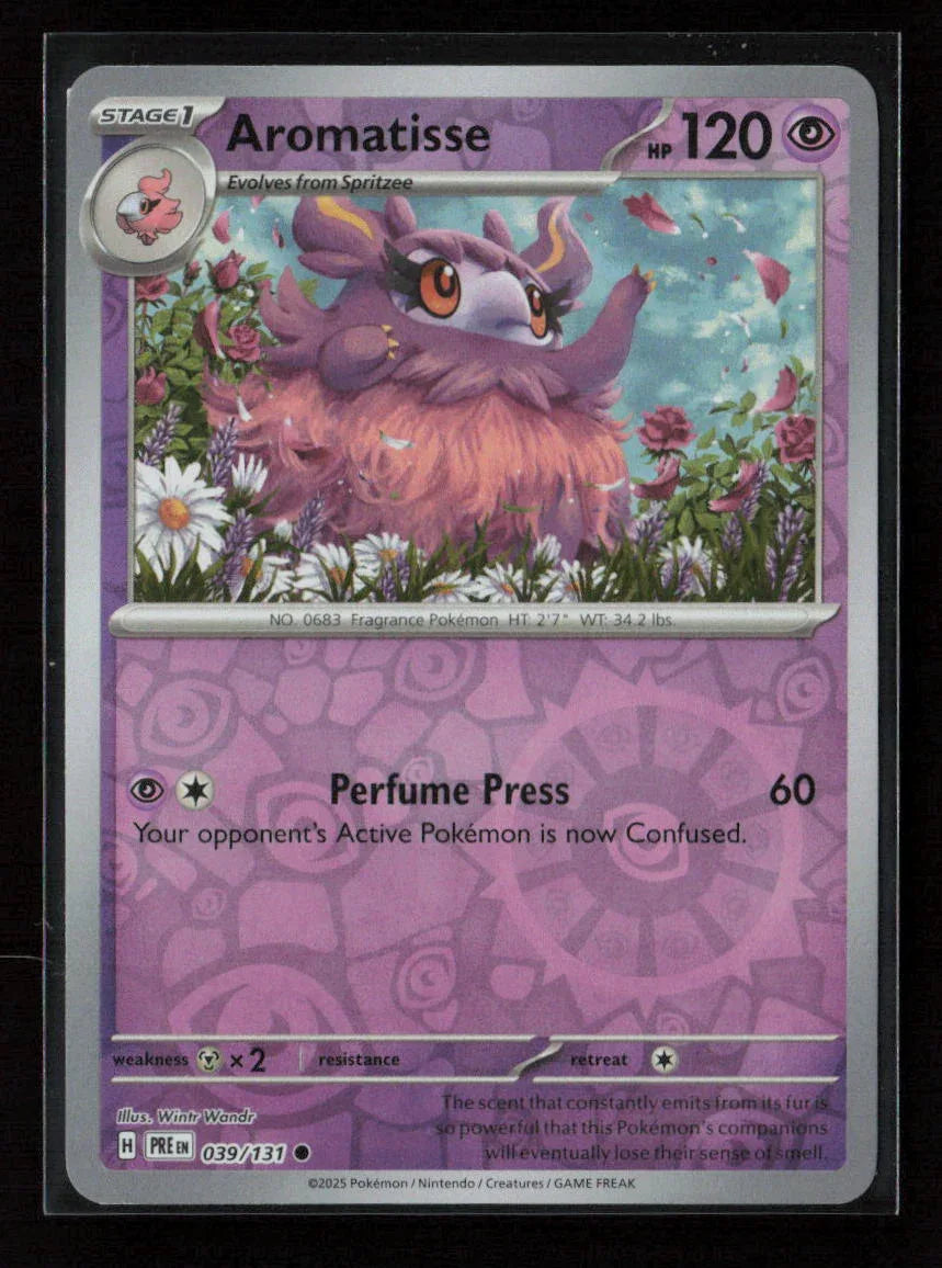 Aromatisse Common SV: Prismatic Evolutions 039/131 NM - Kang's Collectibles