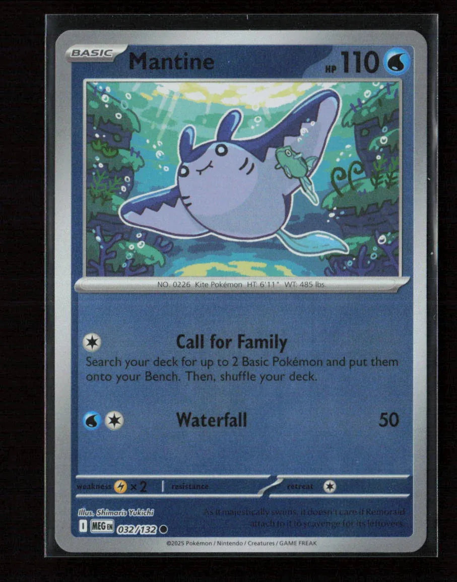 Mantine Common ME01: Mega Evolution 032/132 NM - Kang's Collectibles