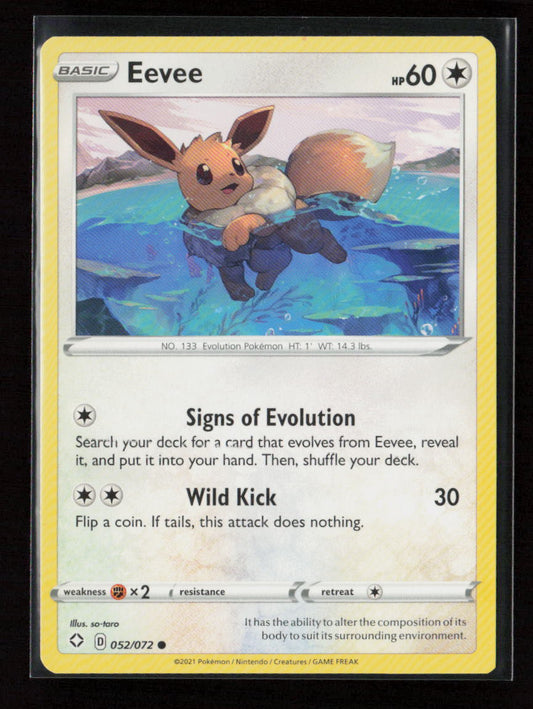 Eevee Common Shining Fates 052/072 LP
