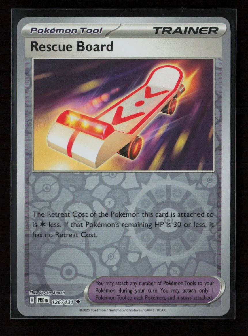 Rescue Board Uncommon SV: Prismatic Evolutions 126/131 NM - Kang's Collectibles