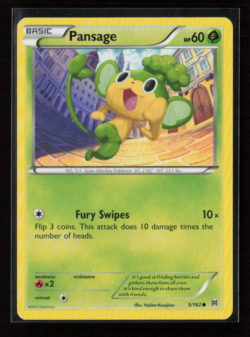 Pansage Common XY - BREAKthrough 5/162 MP
