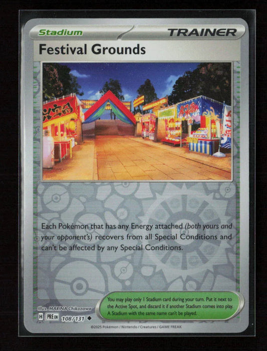 Festival Grounds Uncommon SV: Prismatic Evolutions 108/131 NM - Kang's Collectibles