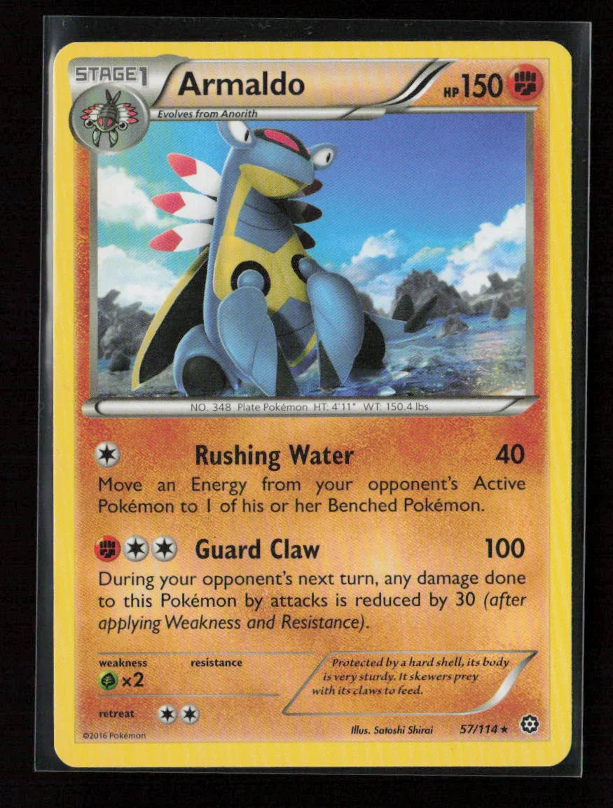 Armaldo Rare XY - Steam Siege 57/114 NM - Kang's Collectibles
