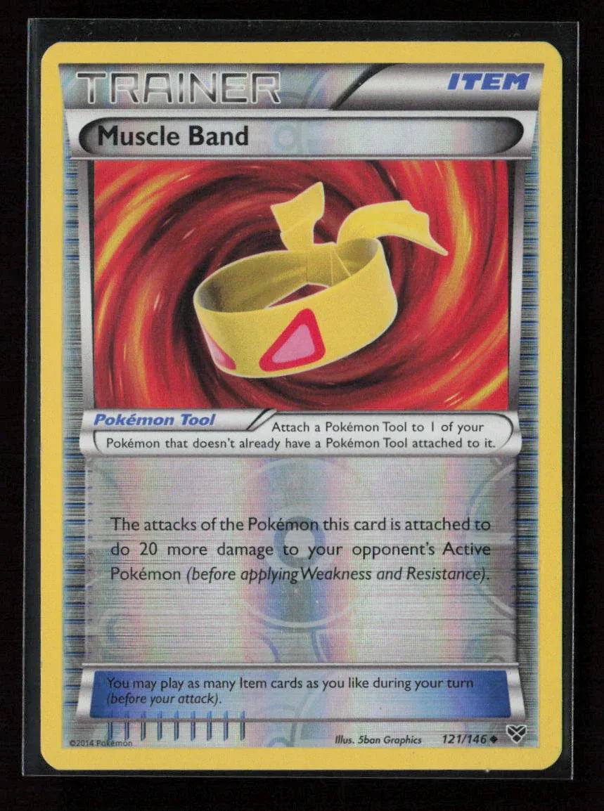 Muscle Band Uncommon XY Base Set 121/146 LP - Kang's Collectibles