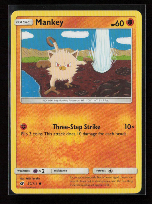 Mankey Common SM - Crimson Invasion 50/111 MP