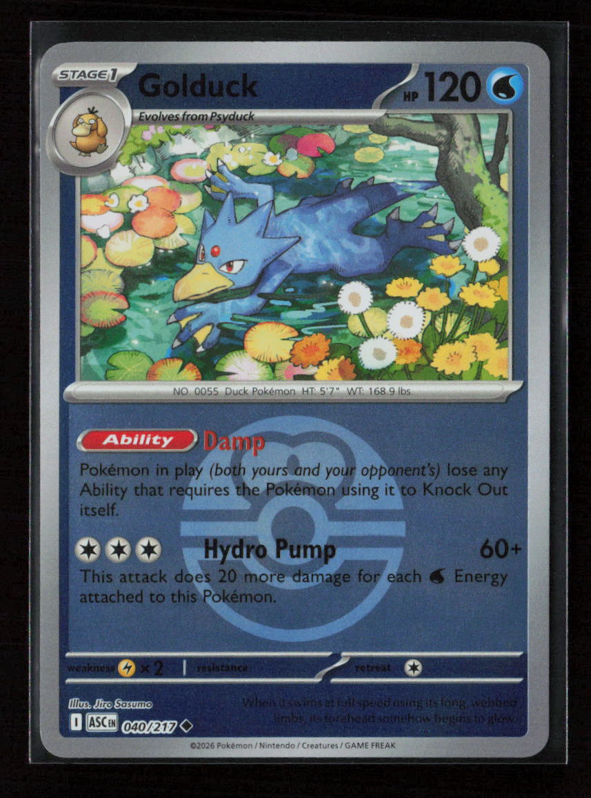 Golduck Uncommon ME: Ascended Heroes 040/217 NM