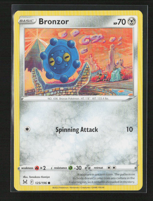 Bronzor Common SWSH11: Lost Origin 125/196 NM