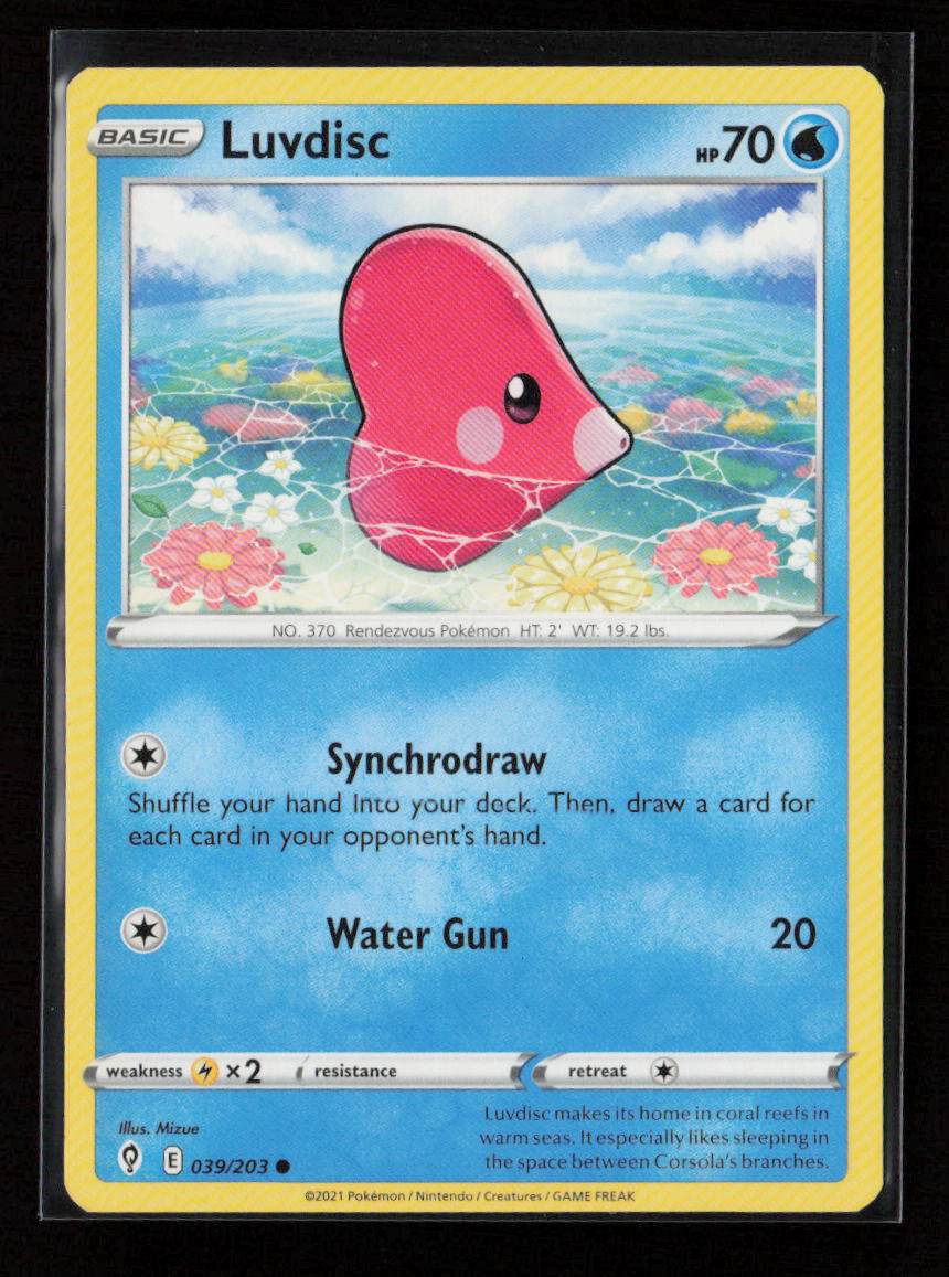 Luvdisc Common SWSH07: Evolving Skies 039/203 LP