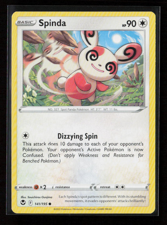Spinda Common SWSH12: Silver Tempest 141/195 LP