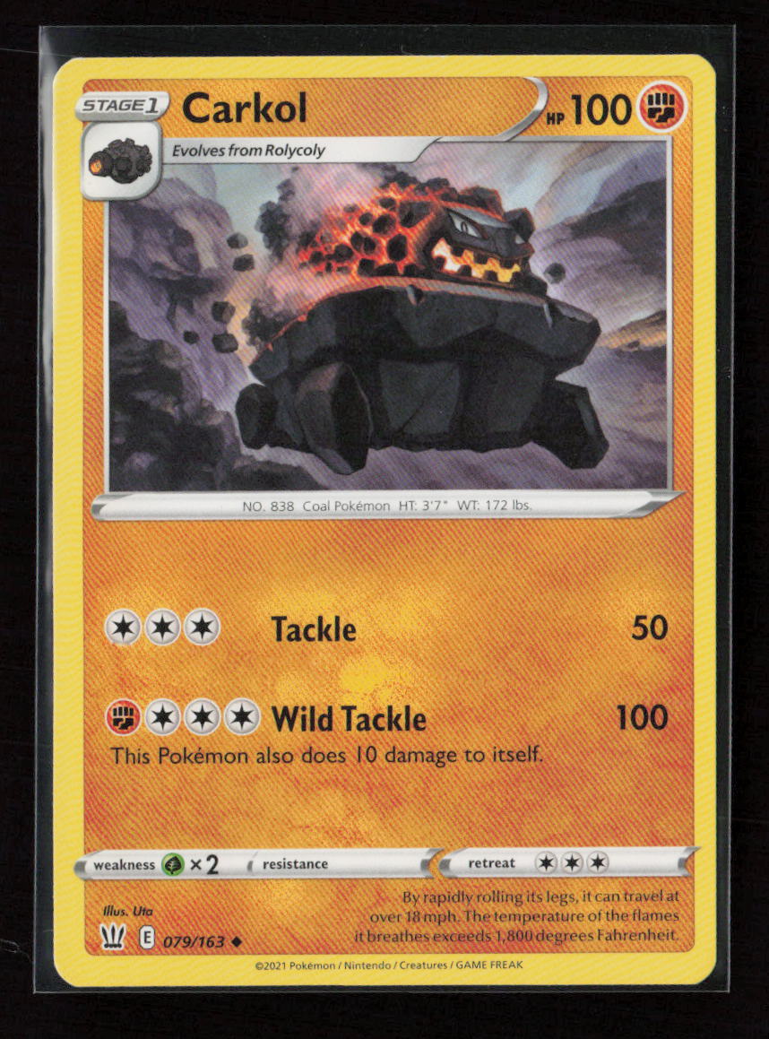 Carkol Uncommon SWSH05: Battle Styles 079/163 LP