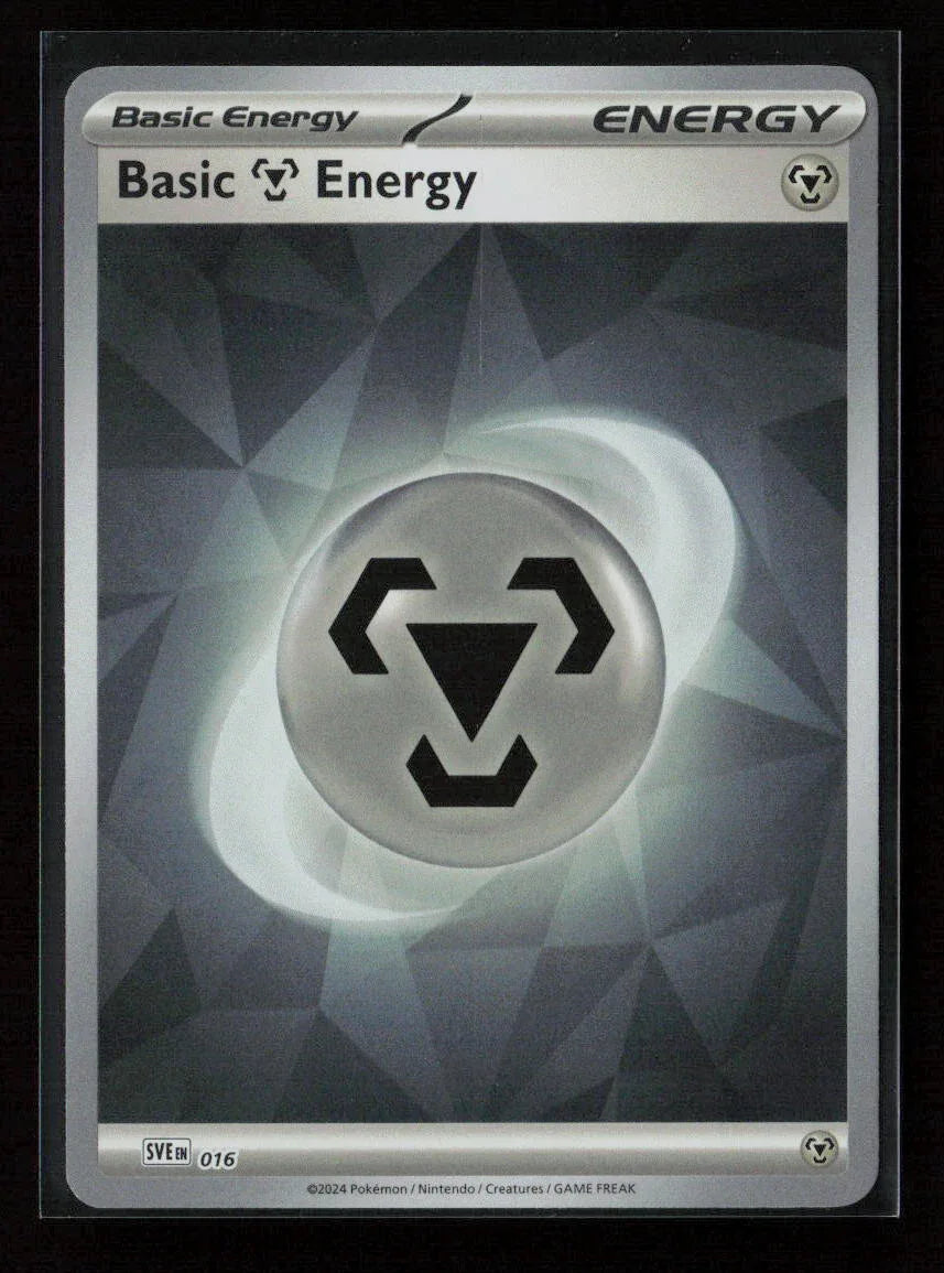 Basic Metal Energy (Cracked Ice Holo) Common SVE: Scarlet & Violet Energies 016 NM - Kang's Collectibles